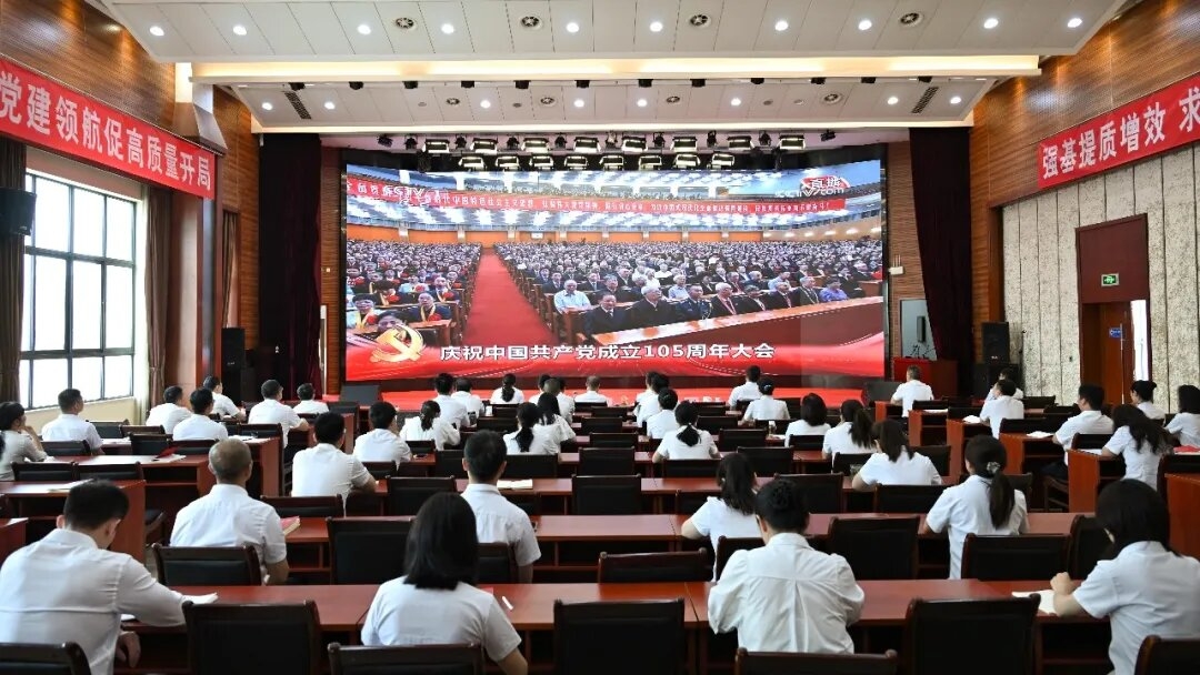 公司党委举行庆祝建党105周年系列活动